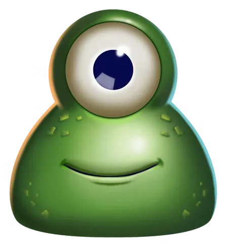 Grünes Auge symbol