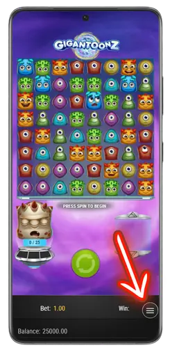 Gehe zu den Regeln im Gigantoonz slot