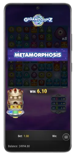 Gewinnkombination bei Gigantoonz Slots